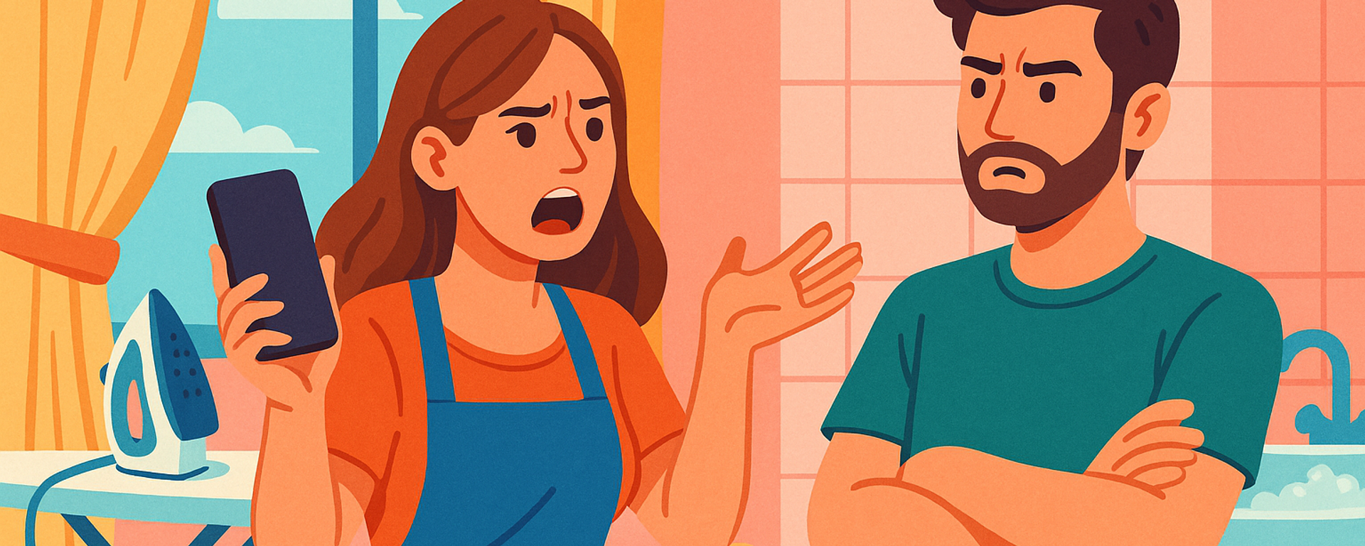 karı koca tartışma  - Sputnik Türkiye, 1920, 19.06.2025