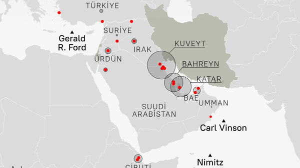 ABD'nin Ortadoğu'daki askeri varlığı - Sputnik Türkiye