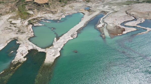 Tekirdağ'da Naip Barajı'nın doluluk oranı yüzde 2 seviyesinde - Sputnik Türkiye