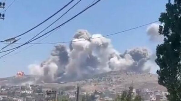 İsrail savaş uçakları Lübnan'ın güneyine hava saldırısı düzenledi - Sputnik Türkiye