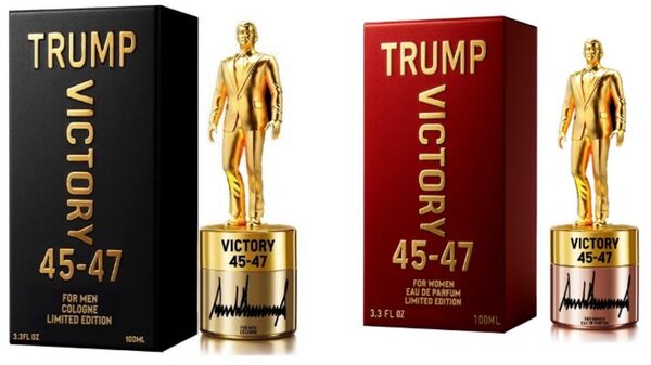 ABD Başkanı Donald Trump parfüm çıkardı.  - Sputnik Türkiye