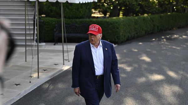 ABD Başkanı Donald Trump basın açıklaması yaptı - Sputnik Türkiye