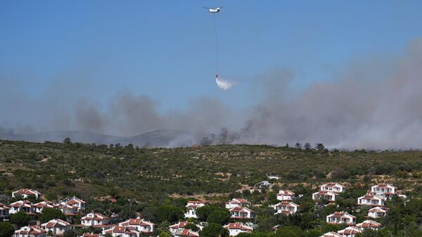 Çeşme yangını - Sputnik Türkiye