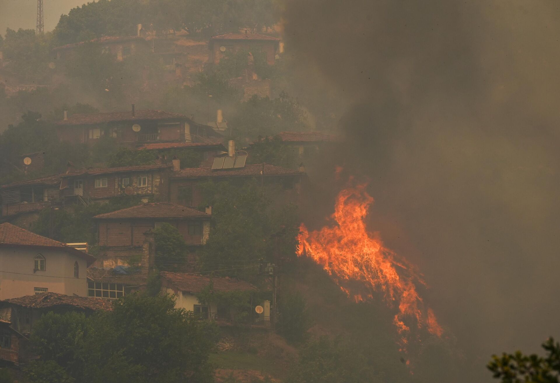 Ödemiş orman yangını - Sputnik Türkiye, 1920, 04.07.2025