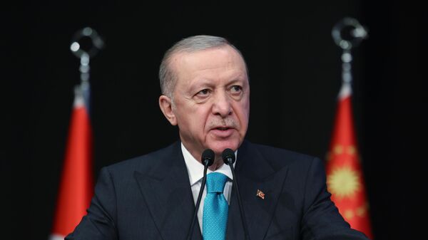 Cumhurbaşkanı ve AK Parti Genel Başkanı Recep Tayyip Erdoğan - Sputnik Türkiye