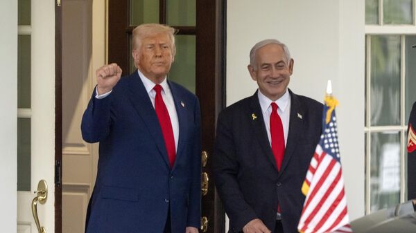 Donald Trump, Benjamin Netanyahu - Sputnik Türkiye