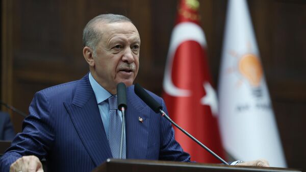 Cumhurbaşkanı ve AK Parti Genel Başkanı Recep Tayyip Erdoğan - Sputnik Türkiye