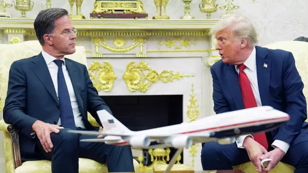 Rutte-Trump görüşmesi - Sputnik Türkiye