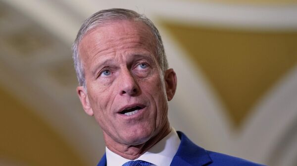 ABD Senatosu’nda Cumhuriyetçi çoğunluğun lideri John Thune - Sputnik Türkiye
