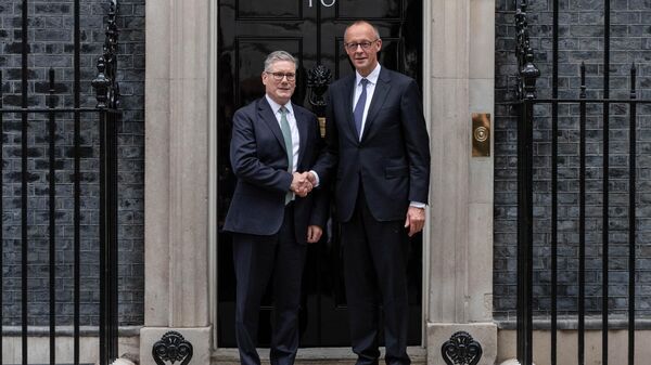 starmer merz - Sputnik Türkiye