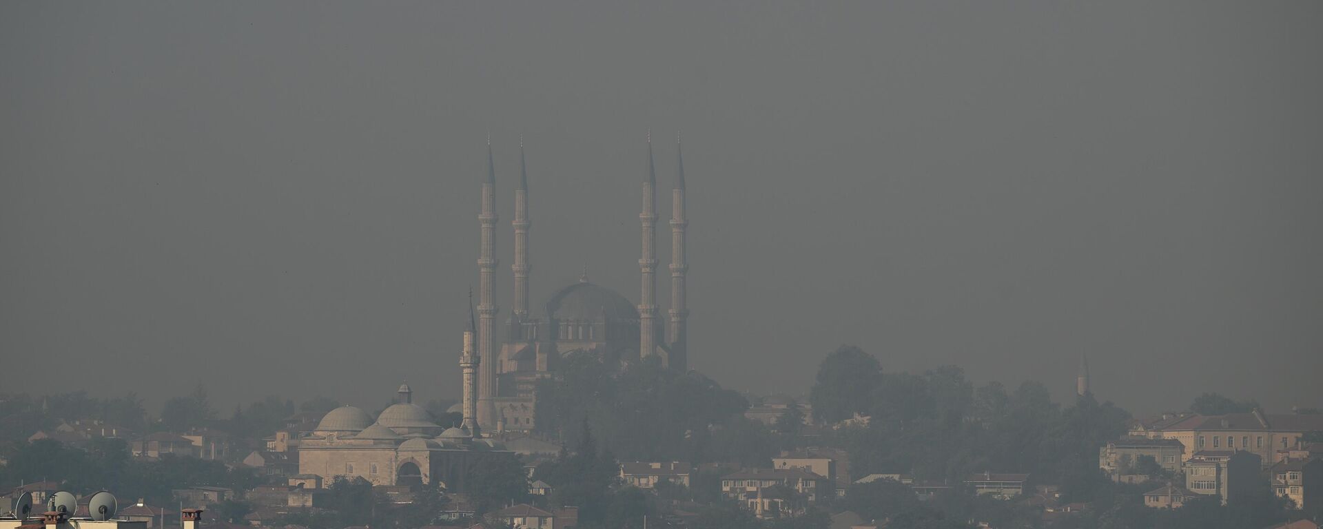 Bulgaristan Edirne sınırında yangın - Sputnik Türkiye, 1920, 27.07.2025