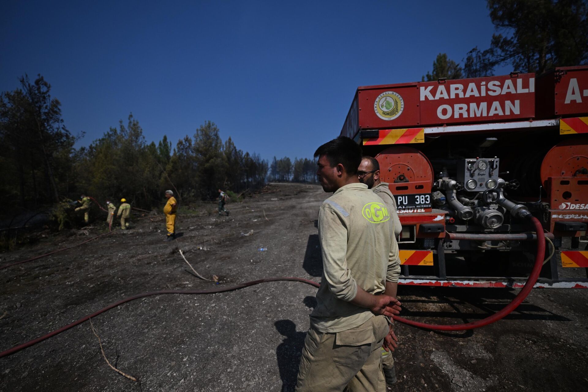 Orman yangınına Orman Genel Müdürlüğü ekipleri müdahale ediyor - Sputnik Türkiye, 1920, 28.07.2025
