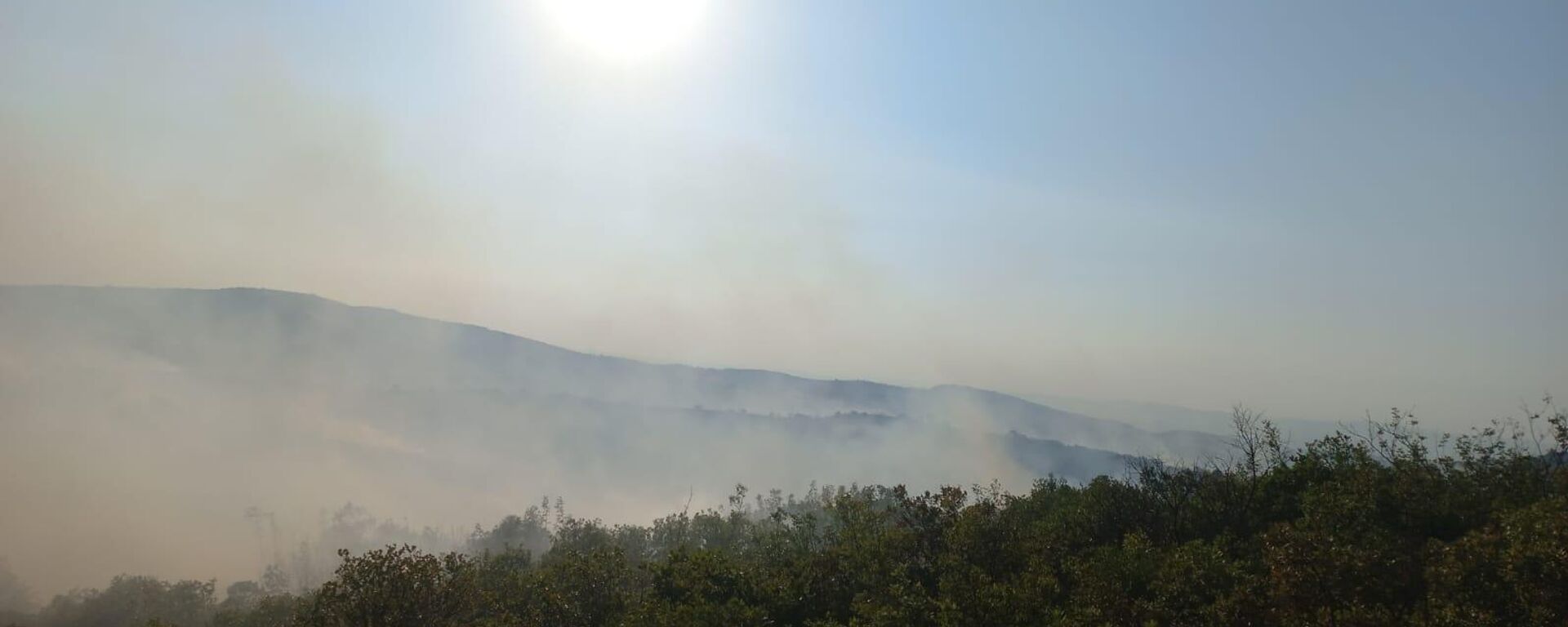 Balıkesir'in Bigadiç ilçesinde arazide çıkan yangın söndürülmeye çalışılıyor. - Sputnik Türkiye, 1920, 04.08.2025