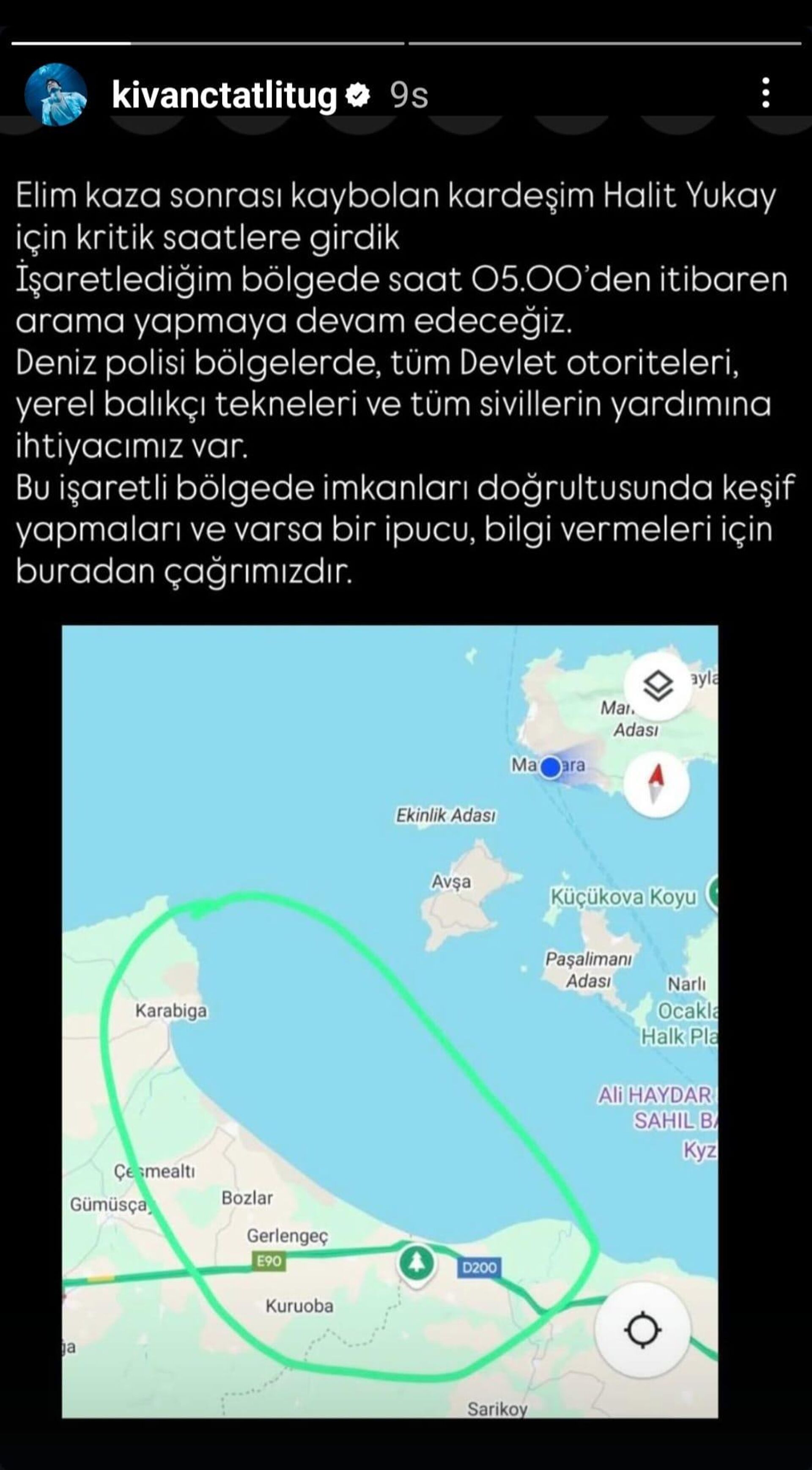 Kıvanç Tatlıtuğ, arkadaşı Halit Yukay'ın bulunması için yardım çağrısında bulundu - Sputnik Türkiye, 1920, 09.08.2025