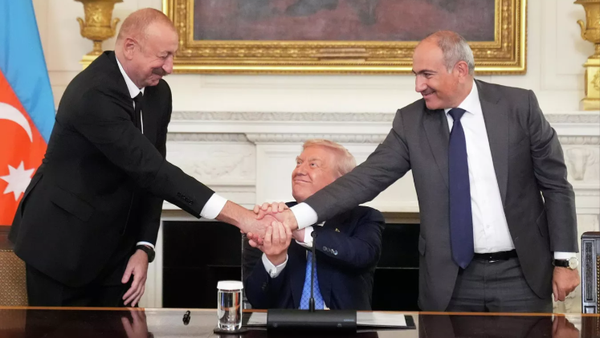 Aliyev-Trump-Paşinyan - Sputnik Türkiye