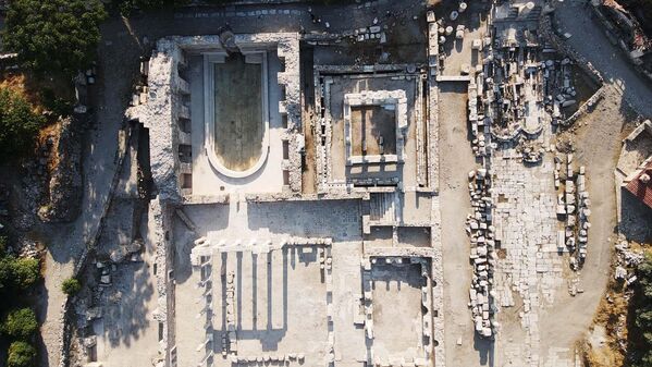 Muğla&#x27;nın Yatağan ilçesinde bulunan Stratonikeia Antik Kenti&#x27;nde 1977&#x27;den bu yana kazı çalışmaları devam ediyor. - Sputnik Türkiye