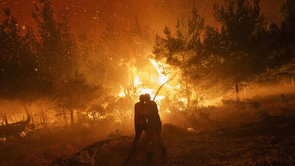 Çanakkale, Kepez orman yangını - Sputnik Türkiye