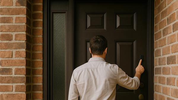 kapıda kalmış bir adam - Sputnik Türkiye