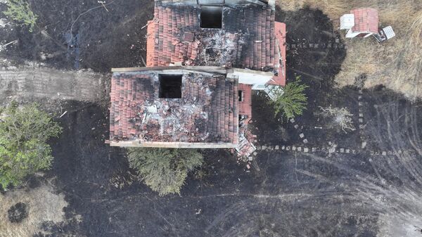 Edirne'nin Enez ilçesi Büyükevren ve Gülçavuş köylerindeki orman yangını kontrol altına alındı - Sputnik Türkiye