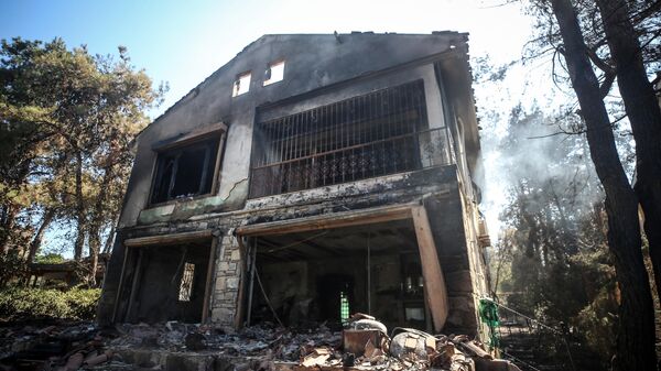 Çanakkale orman yangını - Sputnik Türkiye