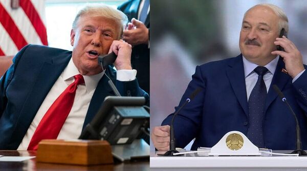 trump lukaşenko - Sputnik Türkiye