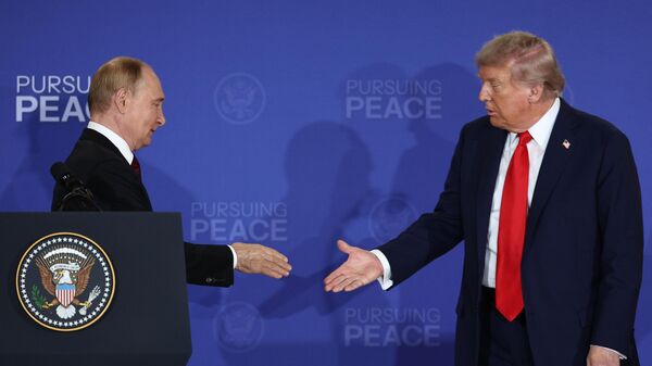 Putin-Trump basın açıklaması - Sputnik Türkiye
