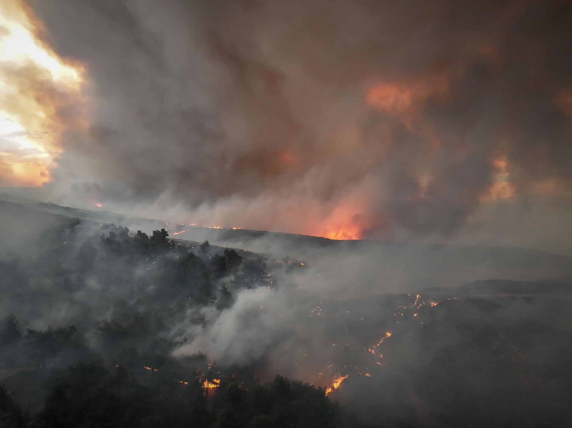 Çanakkale, Gelibolu orman yangınında son durum: Müdahale devam ediyor - Sputnik Türkiye, 1920, 17.08.2025