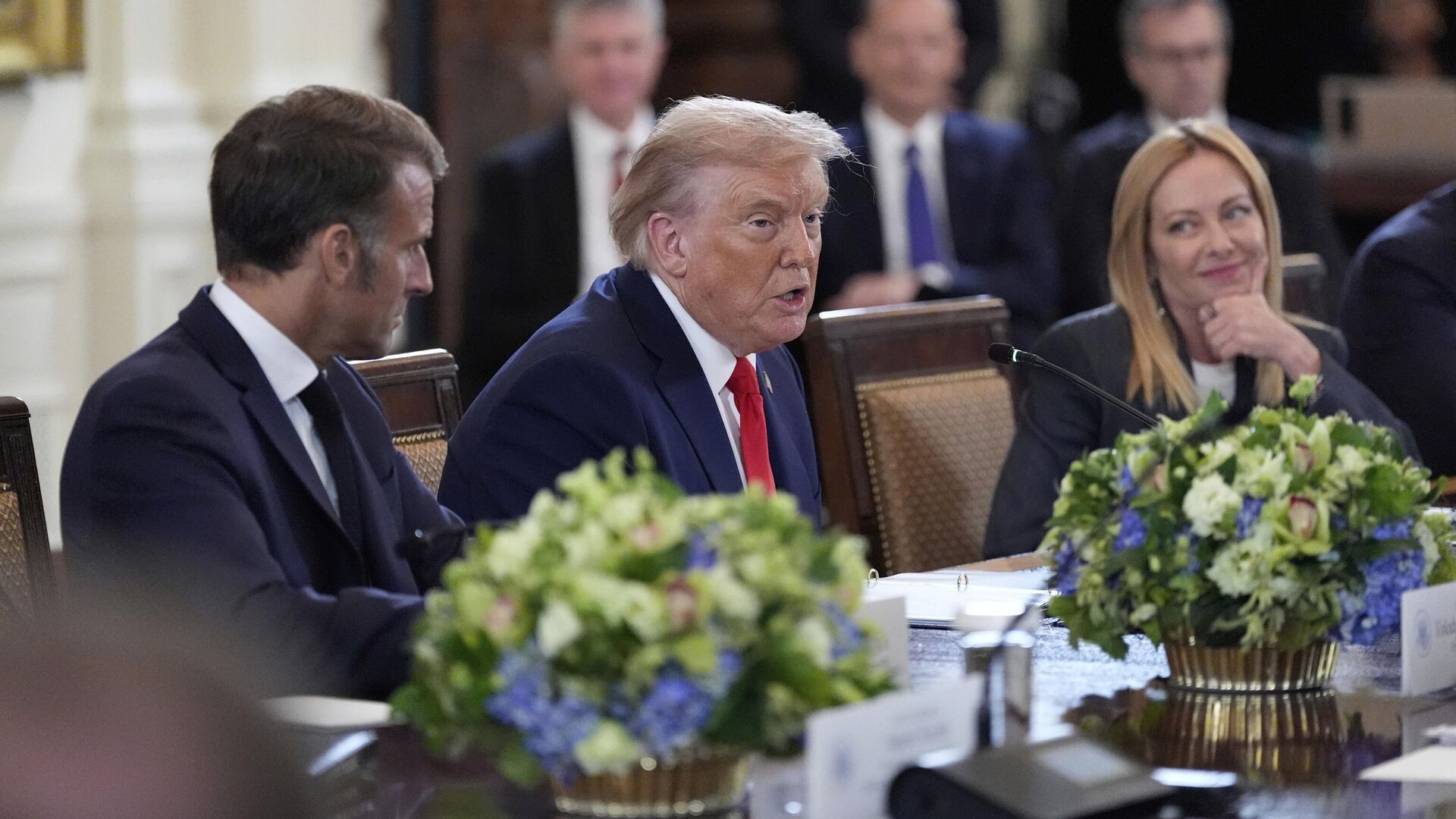 ABD-Avrupa-Zelenskiy zirvesi ABD-Avrupa-Zelenskiy zirvesi - Sputnik Türkiye, 1920, 19.08.2025