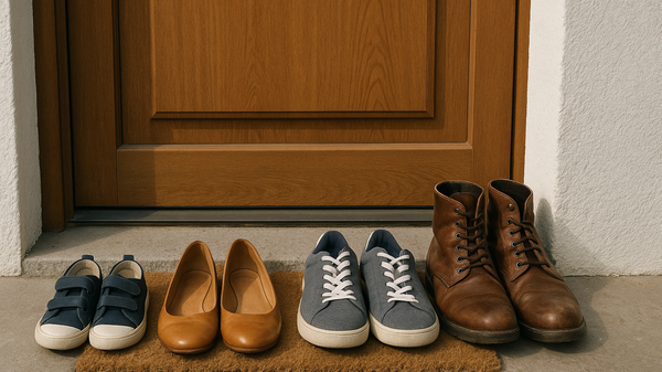 Kapı önüne bırakılan ayakkabı - Sputnik Türkiye