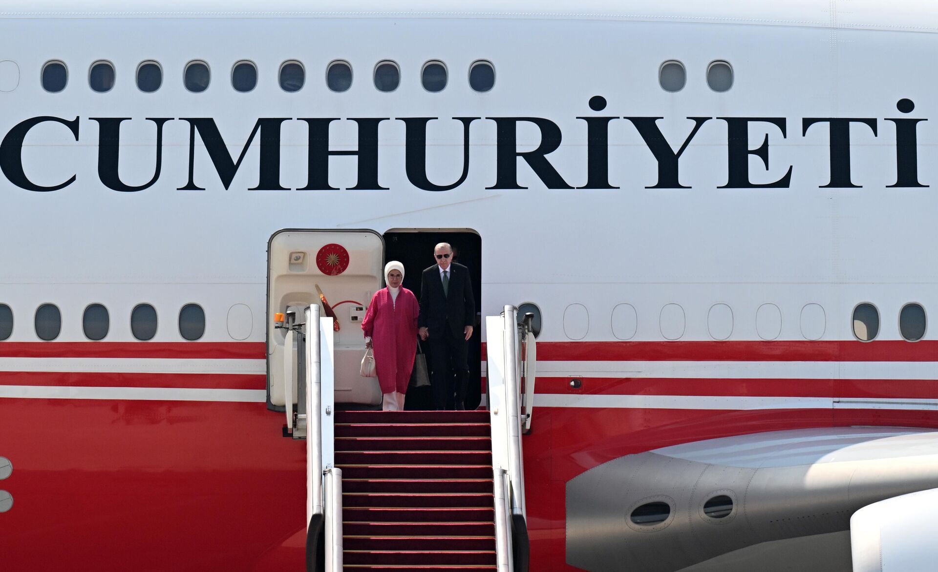 Cumhurbaşkanı Erdoğan, Çin'e geldi - Sputnik Türkiye, 1920, 31.08.2025