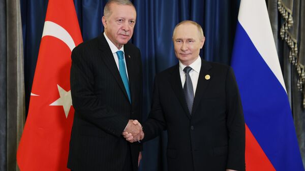 Putin ile Erdoğan görüştü - Sputnik Türkiye