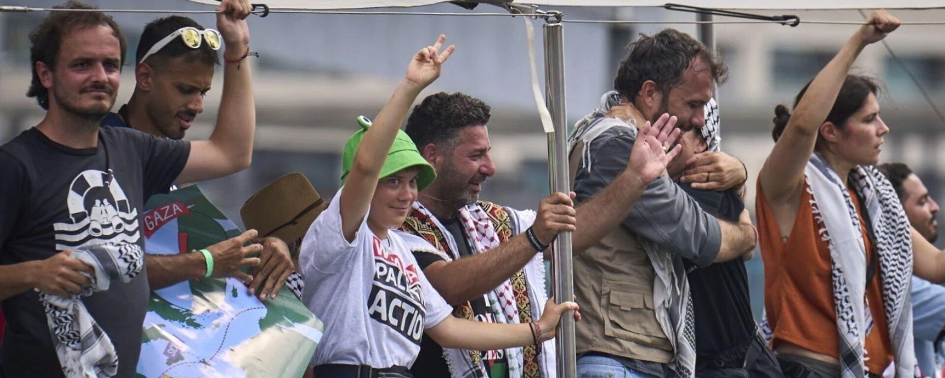 Gazze'ye yardım gemisi Barselona'dan yola çıktı - Sputnik Türkiye, 1920, 02.09.2025