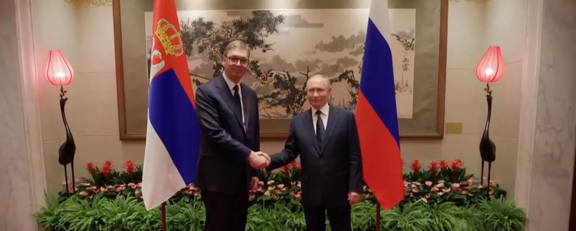 Valdimir Putin-Aleksandar Vucic - Sputnik Türkiye, 1920, 03.09.2025