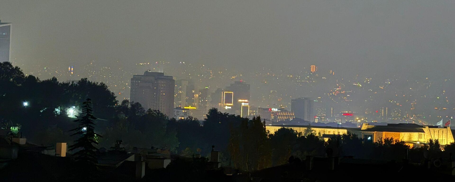 Ankara'da yoğun duman - Sputnik Türkiye, 1920, 02.09.2025