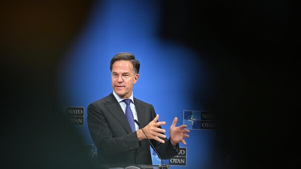 NATO Genel Sekreteri Rutte Brüksel'de açıklama yaptı - Sputnik Türkiye