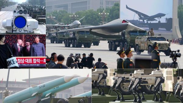 Çin'in 80. Zafer Günü için düzenlediği askeri geçit töreni - Sputnik Türkiye