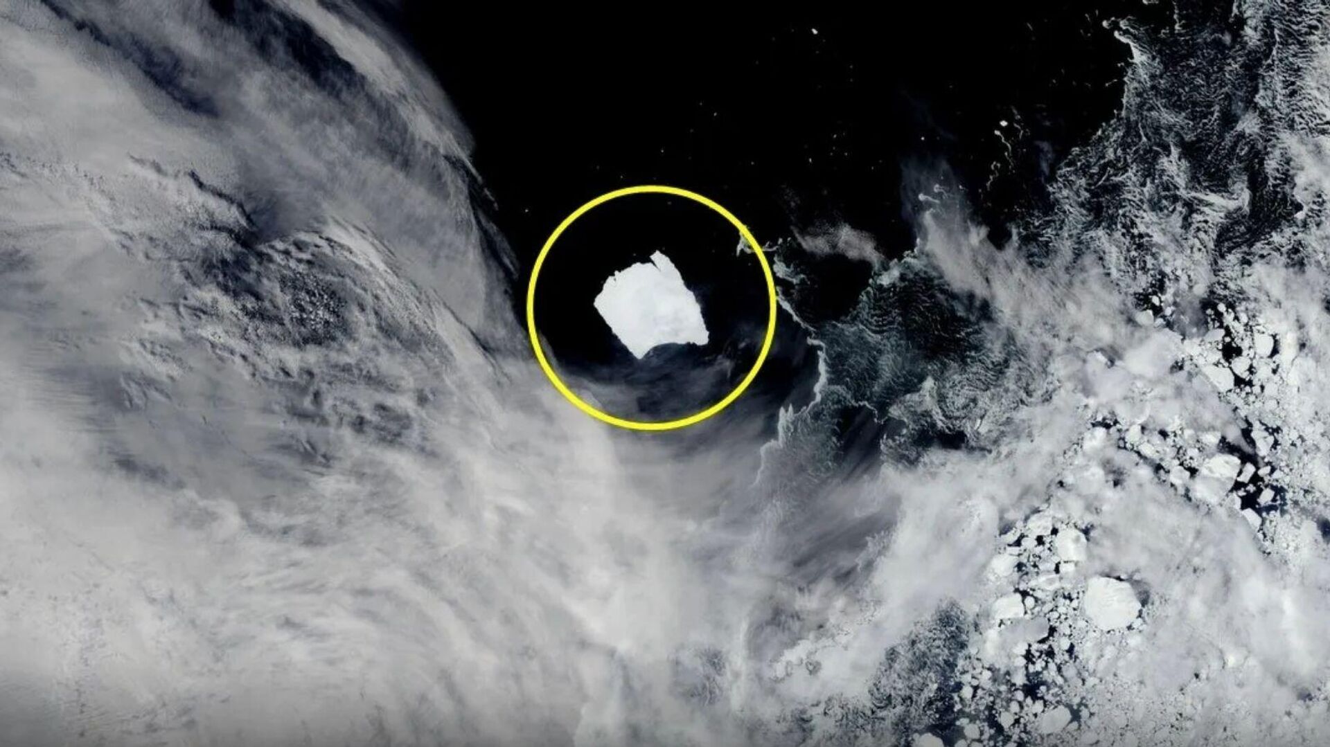 A23a buzdağının kırılmadan önceki hali - Sputnik Türkiye, 1920, 04.09.2025