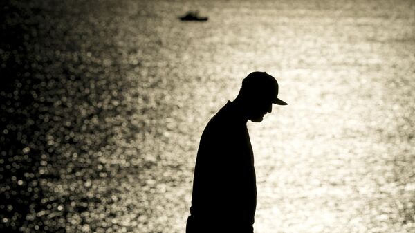 Team Europe's Jon Rahm walks to the third green during a foursomes match the Ryder Cup at the Whistling Straits Golf Course Saturday, Sept. 25, 2021, in Sheboygan, Wis - Sputnik Türkiye