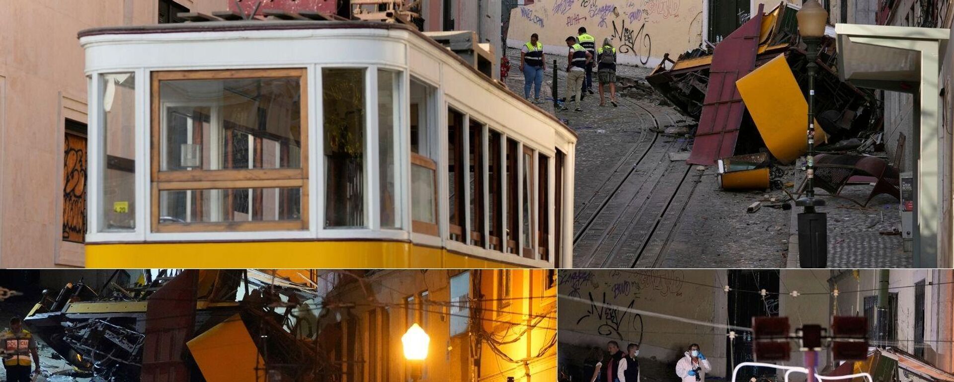 Portekiz'de füniküler kazası - Sputnik Türkiye, 1920, 03.09.2025