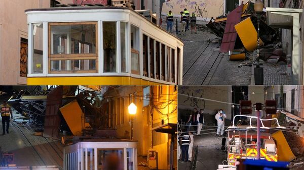 Portekiz'de füniküler kazası - Sputnik Türkiye