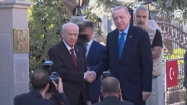Cumhurbaşkanı Erdoğan ve MHP lideri Bahçeli - Sputnik Türkiye