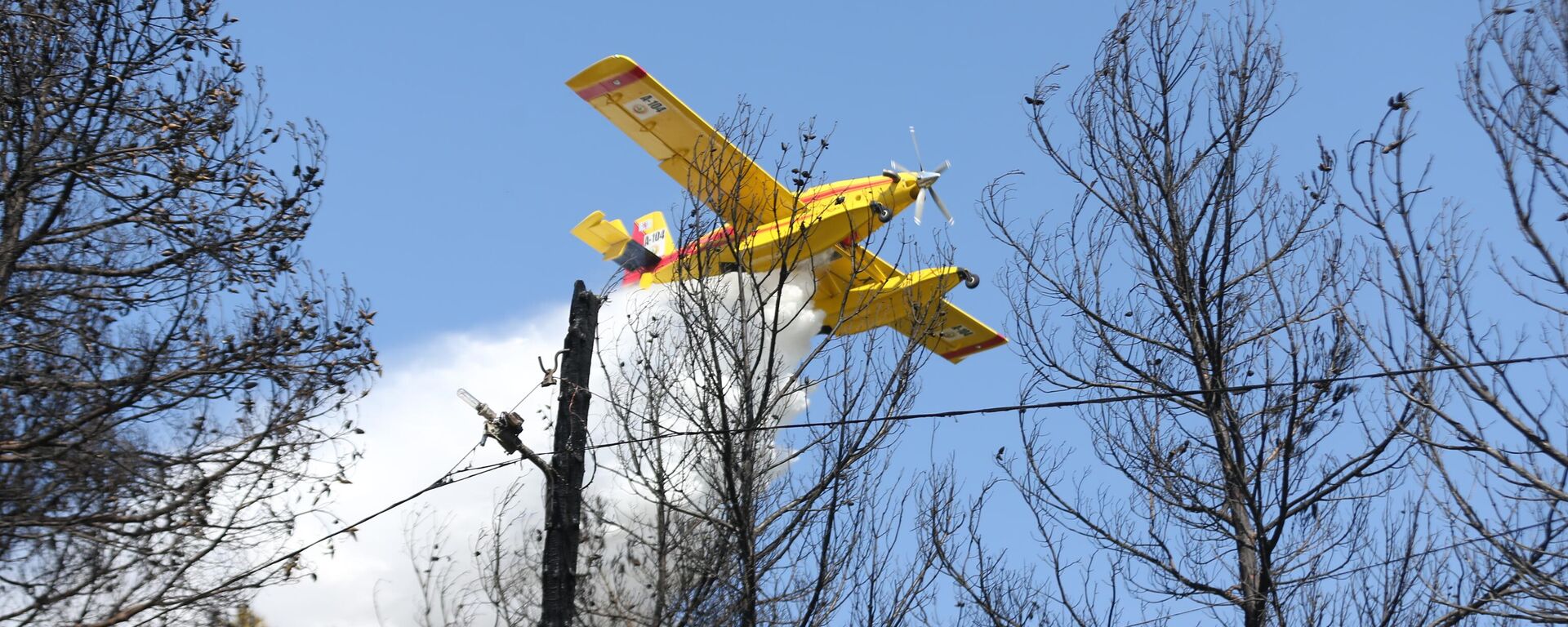 Çanakkale'de ormanlık alanda çıkan yangın kontrol altına alındı - Sputnik Türkiye, 1920, 08.09.2025
