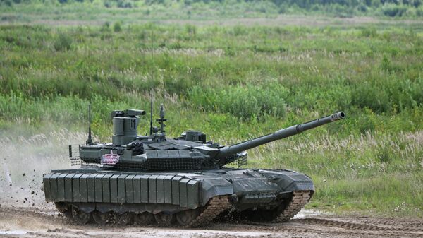 Russia's T-90MS tank at the Army-2023 Expo. File photo - Sputnik Türkiye
