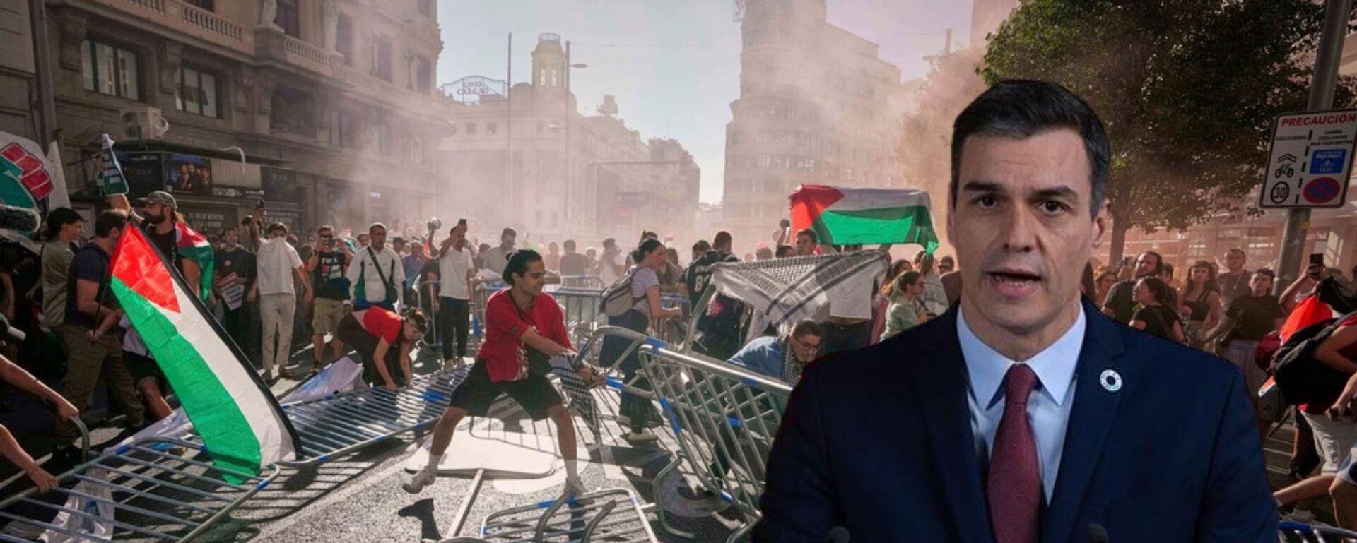 La Vuelta Bisiklet Yarışı'nda Protestolar - Sputnik Türkiye, 1920, 15.09.2025