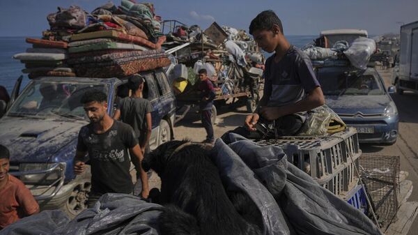İsrail'den Filistinlilere tahliye emri - Sputnik Türkiye