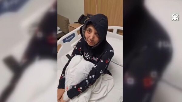 Gaziantep'te hıçkıran kadın - Sputnik Türkiye