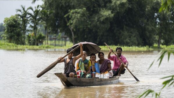 Hindistan'da Sel Felaketleri - Sputnik Türkiye