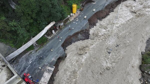 Rize'de sağanak  - Sputnik Türkiye