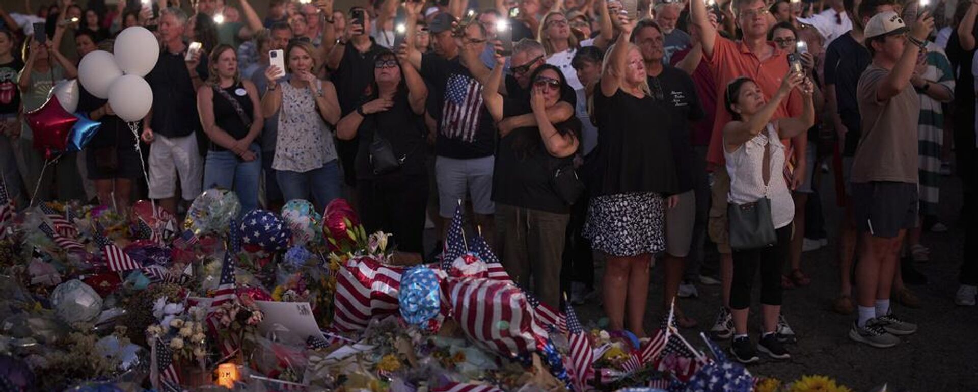 Charlie Kirk için anma töreni yapıldı - Sputnik Türkiye, 1920, 22.09.2025