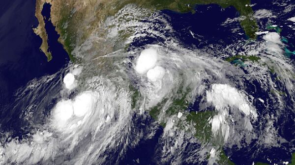 A tropical storm, known as Dora, has formed off the Pacific coast of Mexico, and is gaining strength, Mexico's National Meteorological Service (Servicio Meteorologico Nacional) - Sputnik Türkiye